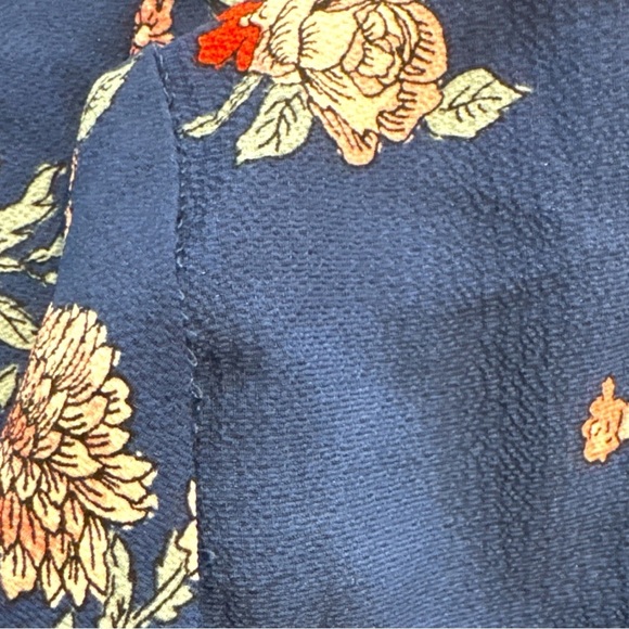 Three Pink Hearts Floral Romper Size Large Boho Resort Style Tie Back Lined - Picture 6 of 6